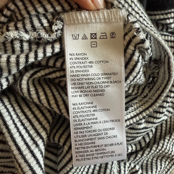 Silence + Noise Monochrome Striped Romper - Size XS - Picture 7 of 7